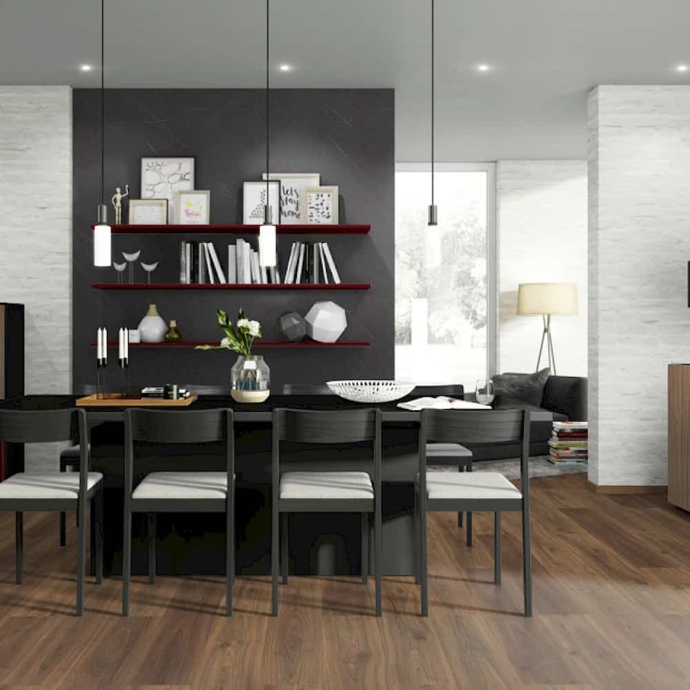 Dark Langley Walnut Aqua 8mm - Image 3
