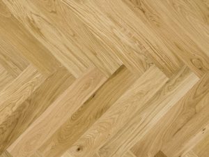 Barista Oak Herringbone Crema Brushed 130 x 14 x 725mm