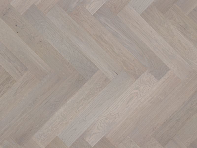 Barista Oak Herringbone Espresso Brushed 130 x 14 x 725mm