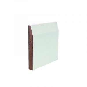 144mm White Primed Chamfered Skirting Skirting & Architrave