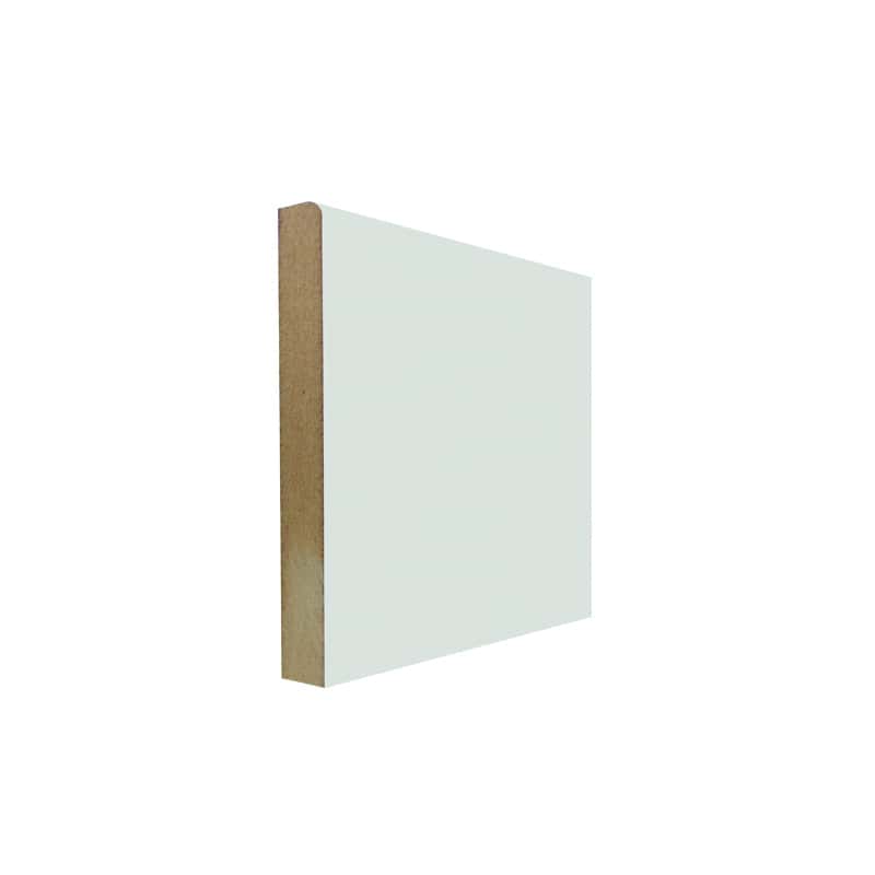 144mm White Primed Contemporary Skirting Skirting & Architrave