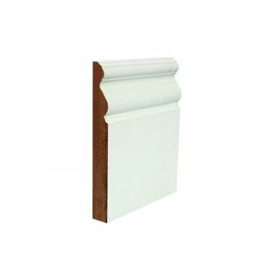 180mm White Primed Victorian Skirting Skirting & Architrave