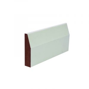 94mm White Primed Chamfered Architrave Skirting & Architrave