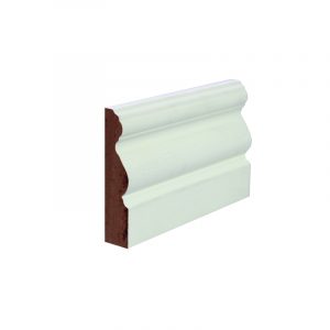 94mm White Primed Victorian Architrave Skirting & Architrave