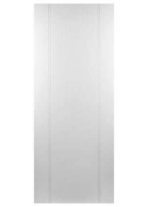44mm Dakota White 4 Vertical Lines White Primed Design