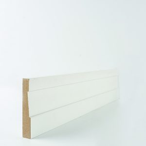 94mm White Primed Georgian Architrave Skirting & Architrave