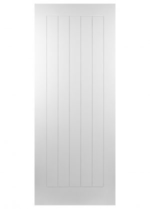 42mm Nevada White Sheeted Panelled Door White Primed