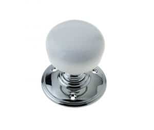 JC50 White Porcelain Mortice Knob Furniture