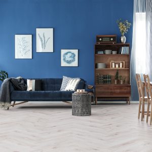 Herringbone Bordeaux Oak Laminate Flooring AC4 8mm