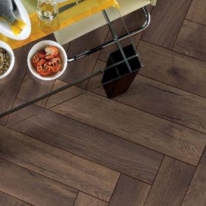 Herringbone Calais Oak Laminate Flooring AC4 8mm