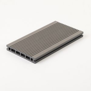 146mm x 23mm x 3600mm PORTLAND ARIZONA HOLLOW DECK BOARD SOFT GREY COMPOSITE DECKING