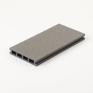 135mm x 25mm x 3600mm PORTLAND MONTANA HOLLOW DECK BOARD SOFT GREY COMPOSITE DECKING