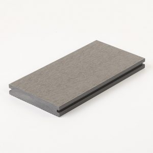 140mm x 25mm x 3600mm PORTLAND NEVADA SOLID DECK BOARD SOFT GREY COMPOSITE DECKING