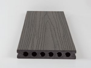 138mm x 23mm x 3600mm ULTRASHIELD TEXTURED HOLLOW DECK BOARD GRAPHITE COMPOSITE DECKING