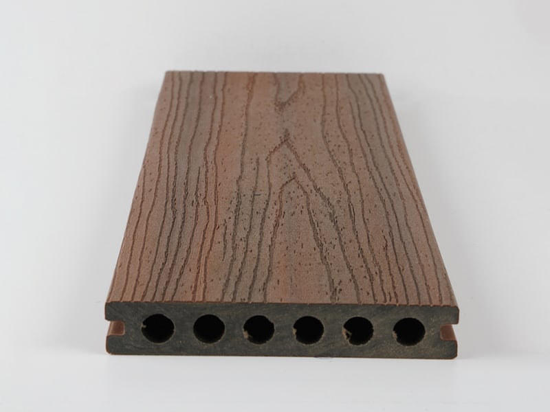 138mm x 23mm x 3600mm ULTRASHIELD TEXTURED HOLLOW DECK BOARD SAPELE COMPOSITE DECKING