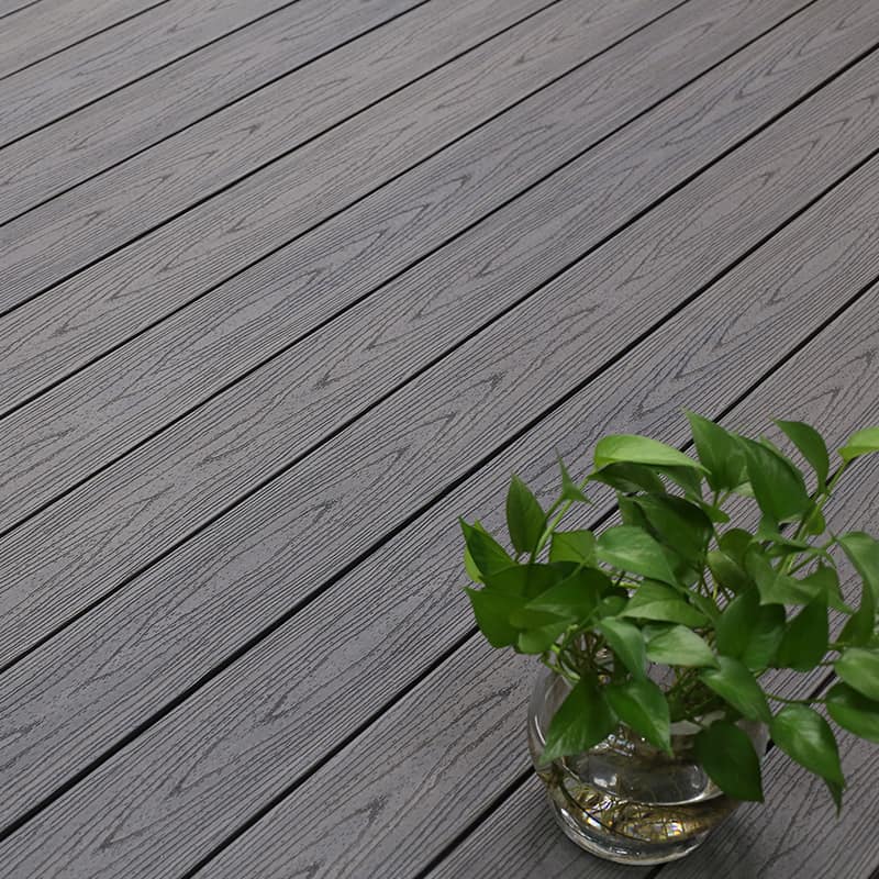 138mm x 23mm x 3600mm ULTRASHIELD TEXTURED HOLLOW DECK BOARD GRAPHITE COMPOSITE DECKING - Image 2