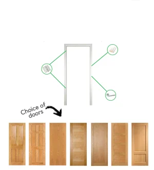 Prehung Doors Sets / Door Kits Oak