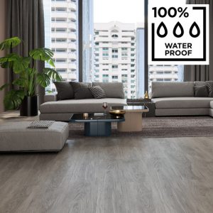COREPEL - XL Wood Crystal Oak Grey Waterproof Flooring