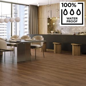COREPEL - XL Wood Crystal Oak Brown Waterproof Flooring