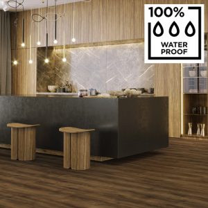 COREPEL - Wood Classic Albit Oak Dark Brown Waterproof Flooring