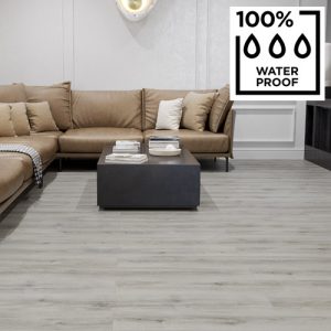 COREPEL - Wood Classic Albit Oak Light Grey Waterproof Flooring