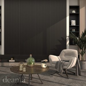 Déanta Black Immerse Acoustic Wall Panelling