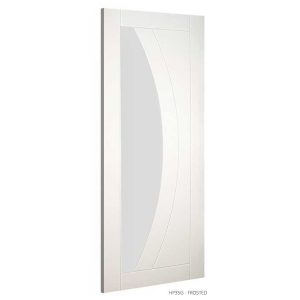 White Primed Door Déanta HP35G Frosted Glass