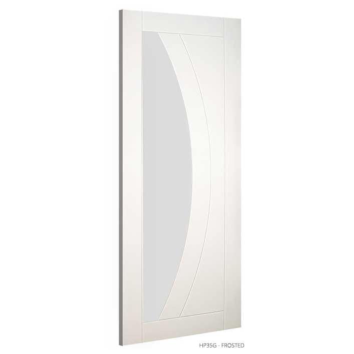 White Primed Door Déanta HP35G Frosted Glass