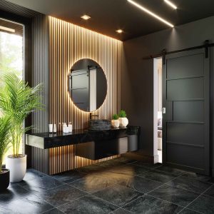 Déanta Oak Immerse Acoustic Wall Panelling