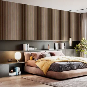 Oiled Oak Acoustic Panel 22 x 605 x 2440 mm