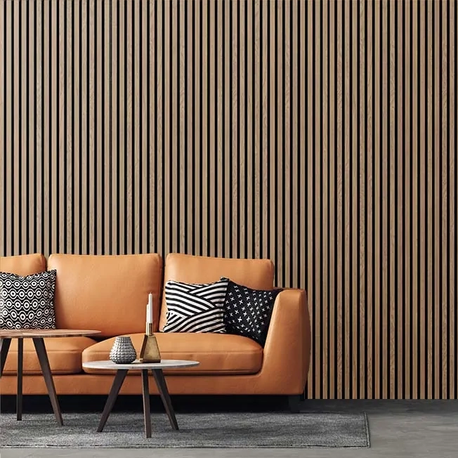 Oiled Oak Acoustic Panel 22 x 605 x 2440 mm - Image 2
