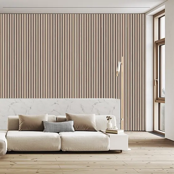 Light Oak Acoustic Panel 22 x 605 x 2440 mm - Image 4