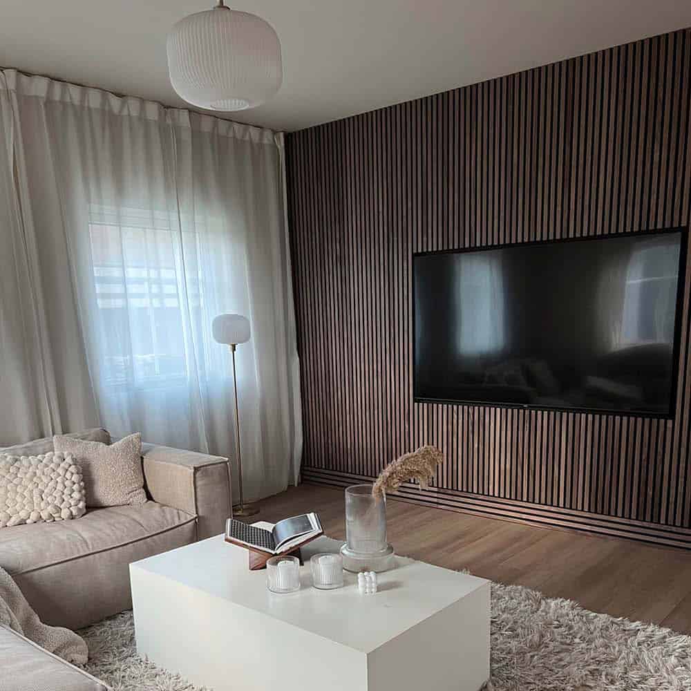 Smoked Oak Acoustic Panel 22 x 605 x 2440 mm - Image 4